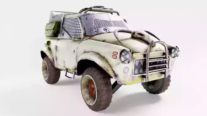 Retro vintage battle race suv car four-wheel drive lvl1 al5