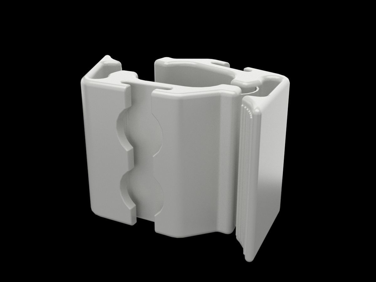 Champs clamp 3D print model_2