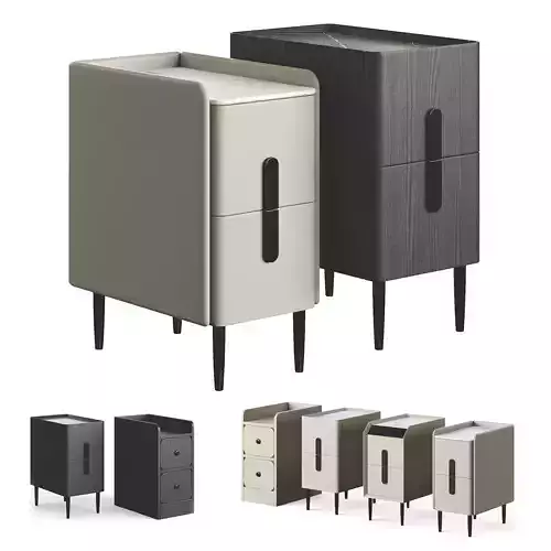 Ultra-Narrow Bedside Tables Aliexpress 3D model