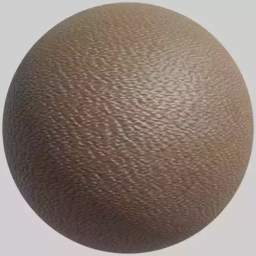 Bumpy orange leather - 4K PBR material