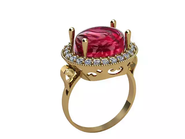 BEAUTIFUL ELLIPSE RING