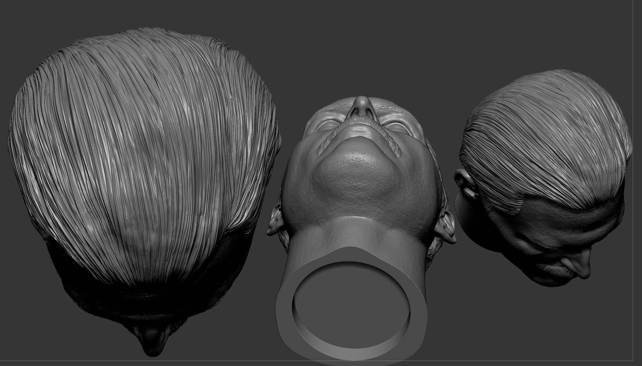 Freddie Mercury Head 3D print model_10
