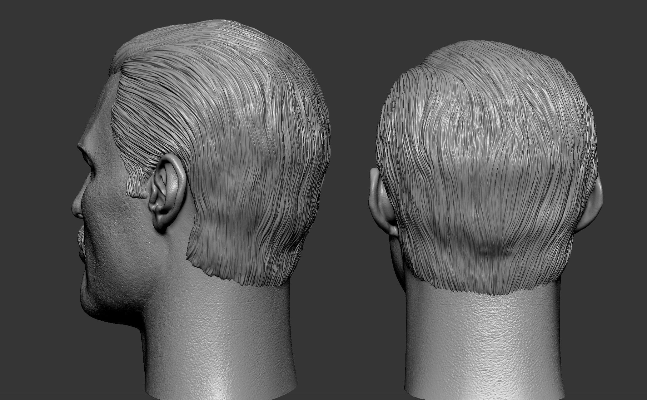 Freddie Mercury Head 3D print model_6