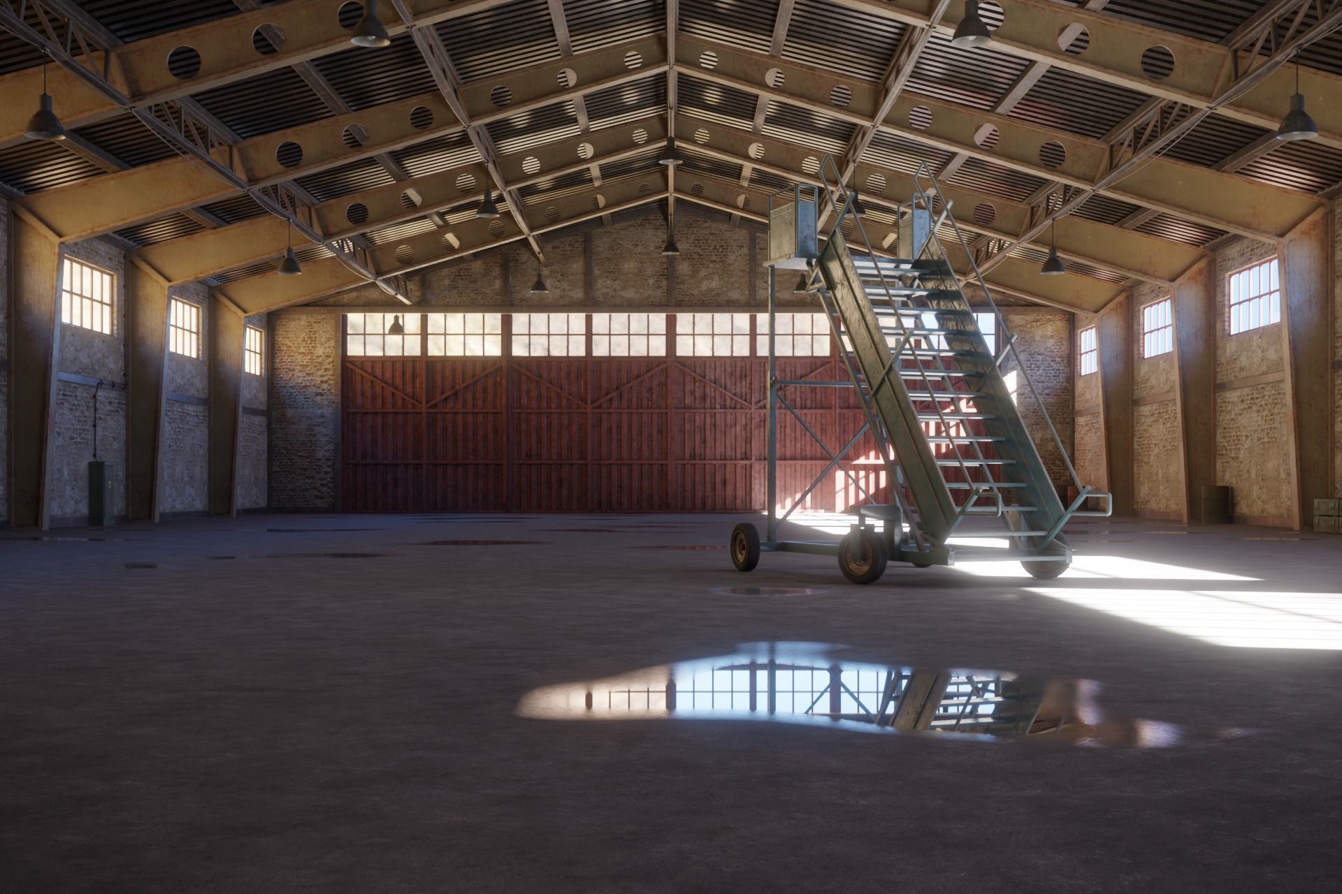 Old hangar 3D model_2