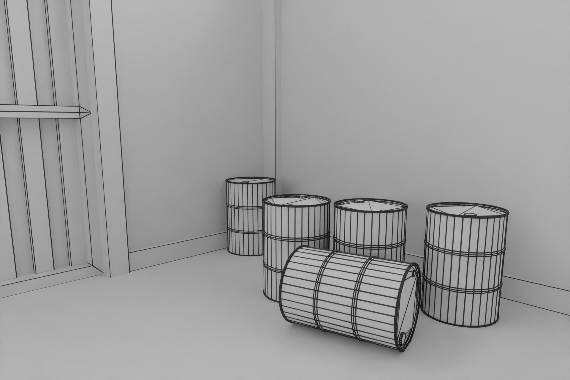 Old hangar 3D model_18