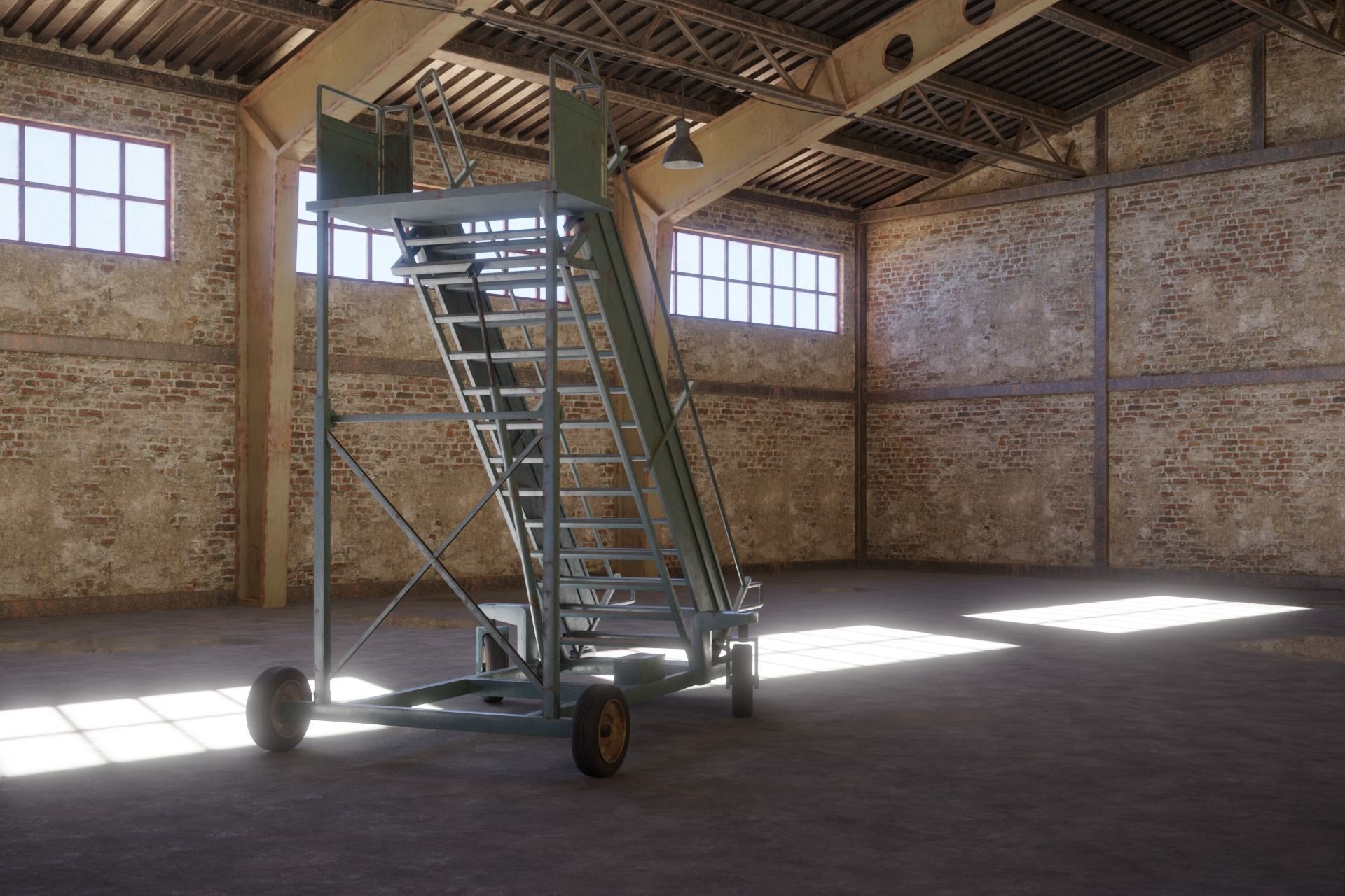 Old hangar 3D model_3