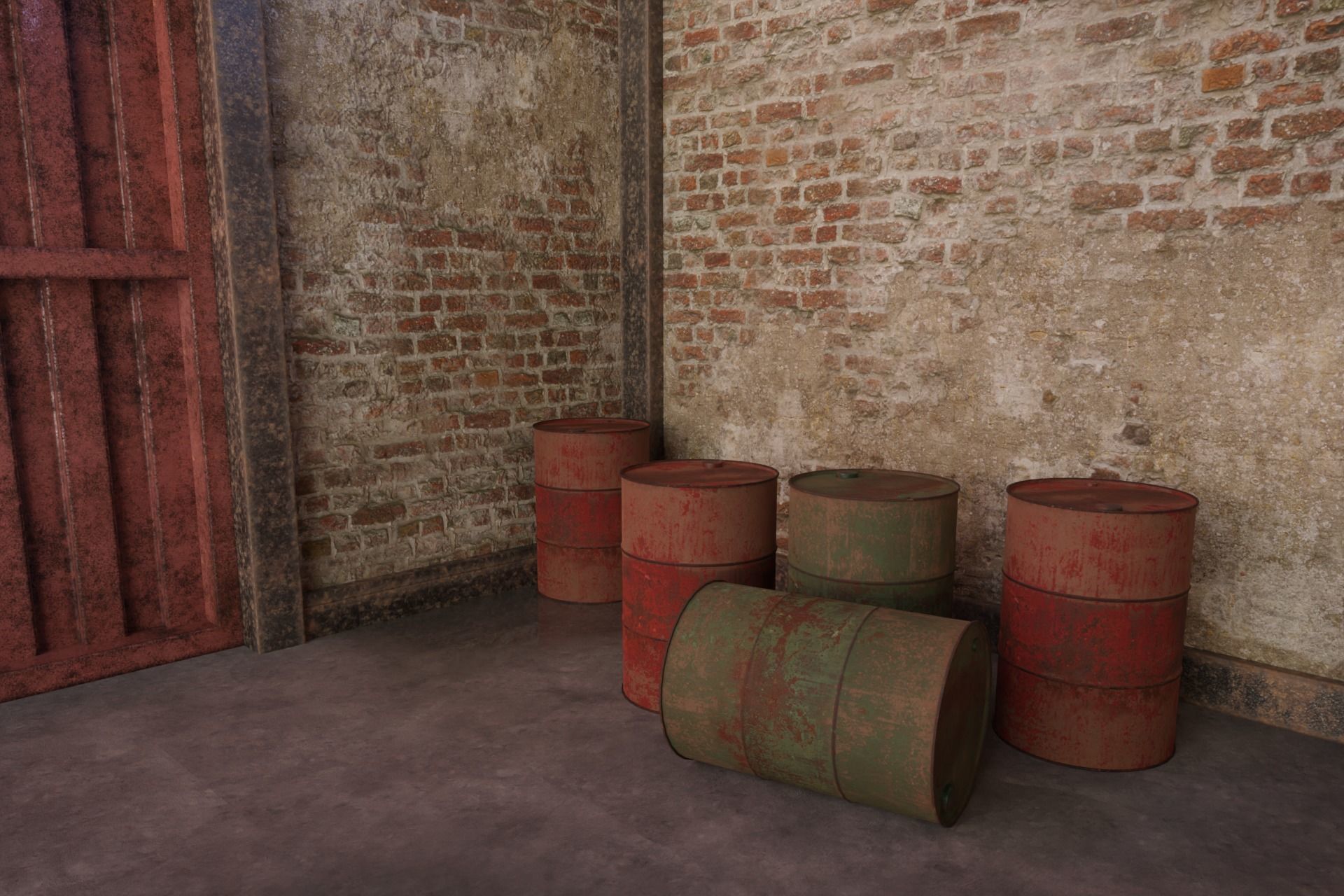 Old hangar 3D model_5