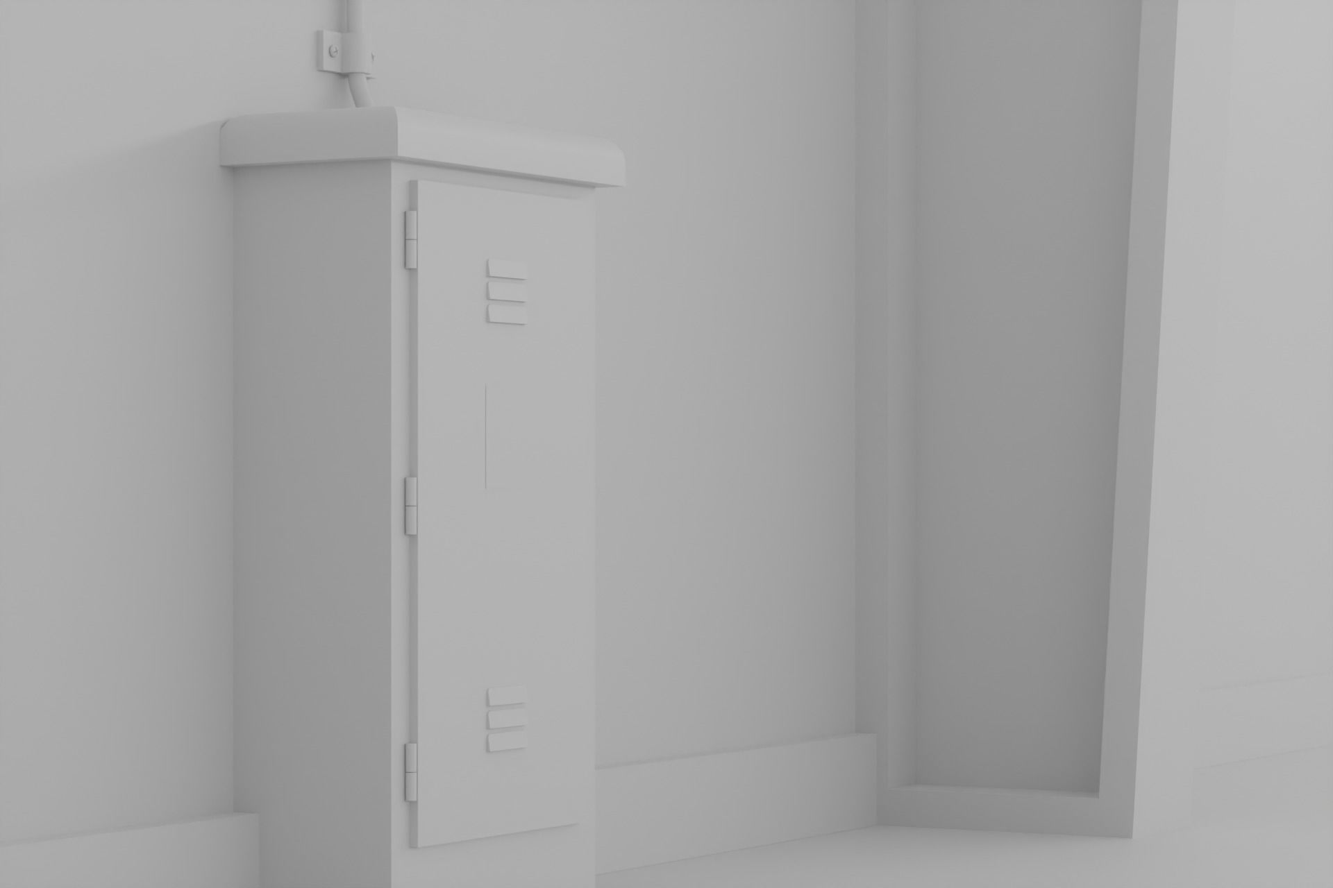 Old hangar 3D model_13