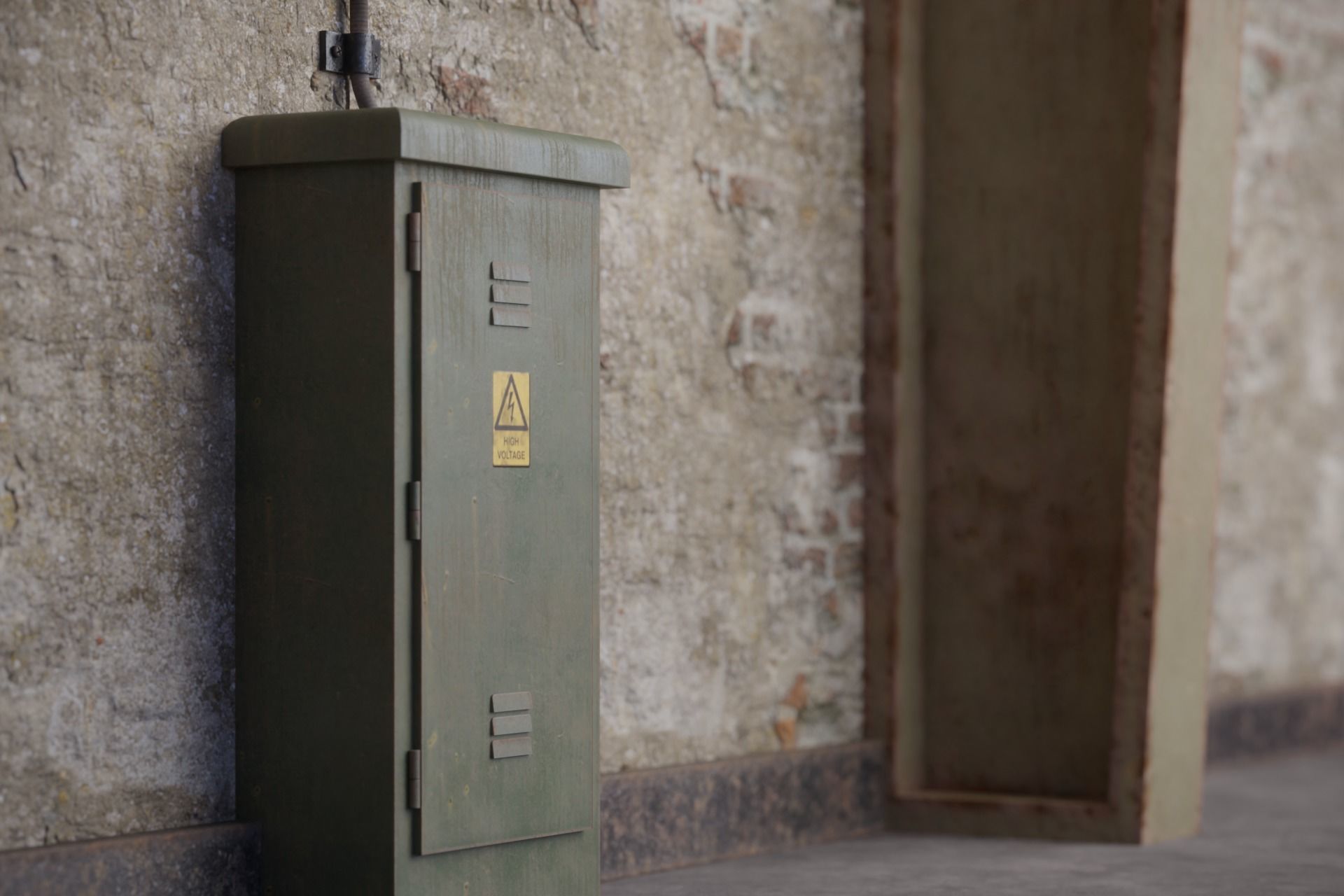 Old hangar 3D model_6