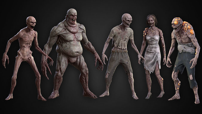 Ghouls Mega Bundle 3D Model Collection