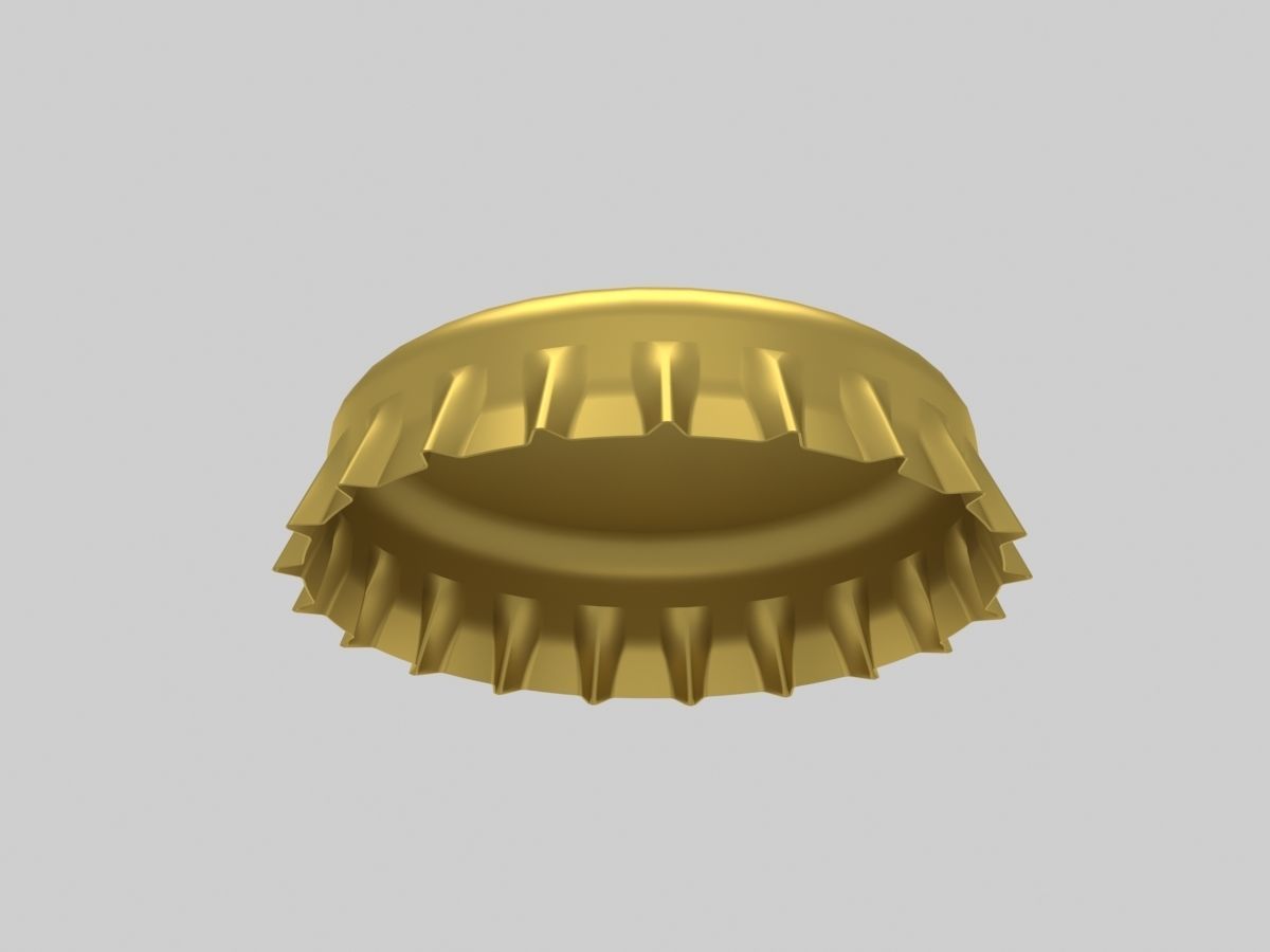 Cork Cap 3D model_2