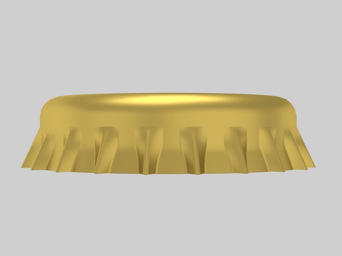 Cork Cap 3D model_1