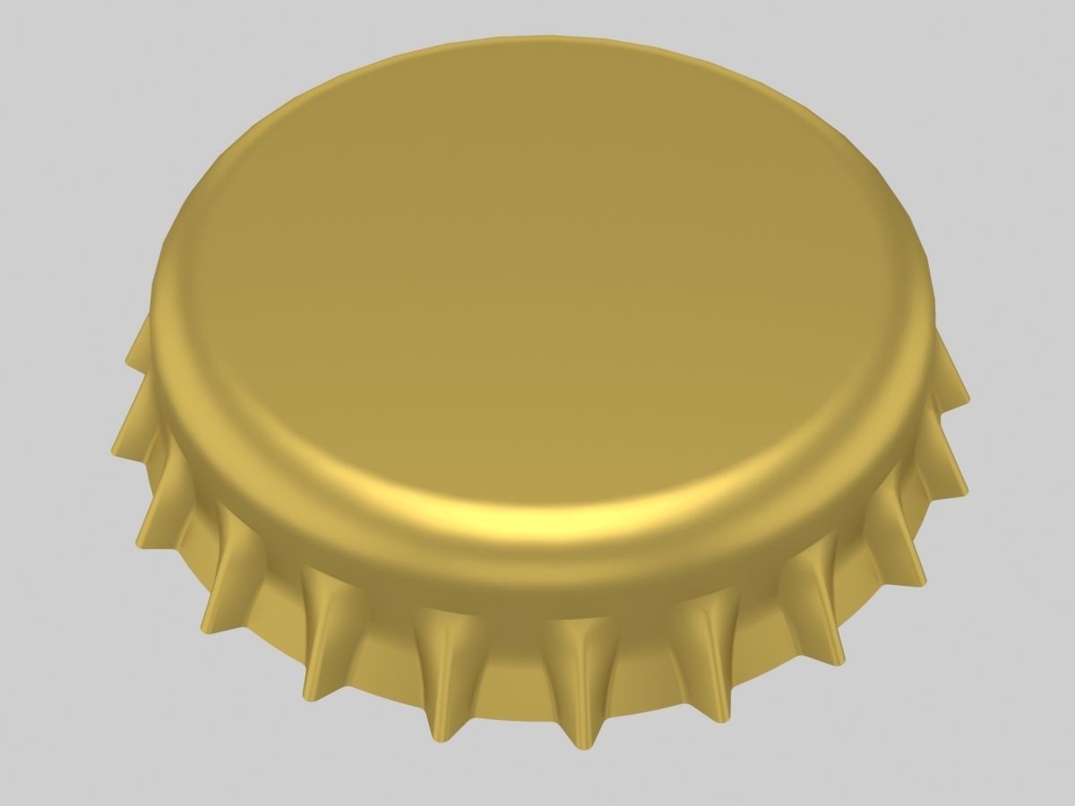 Cork Cap 3D model_3