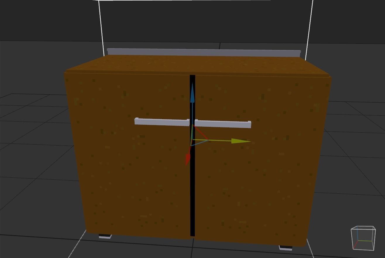 the cabinet is old Low-poly 3D model_10