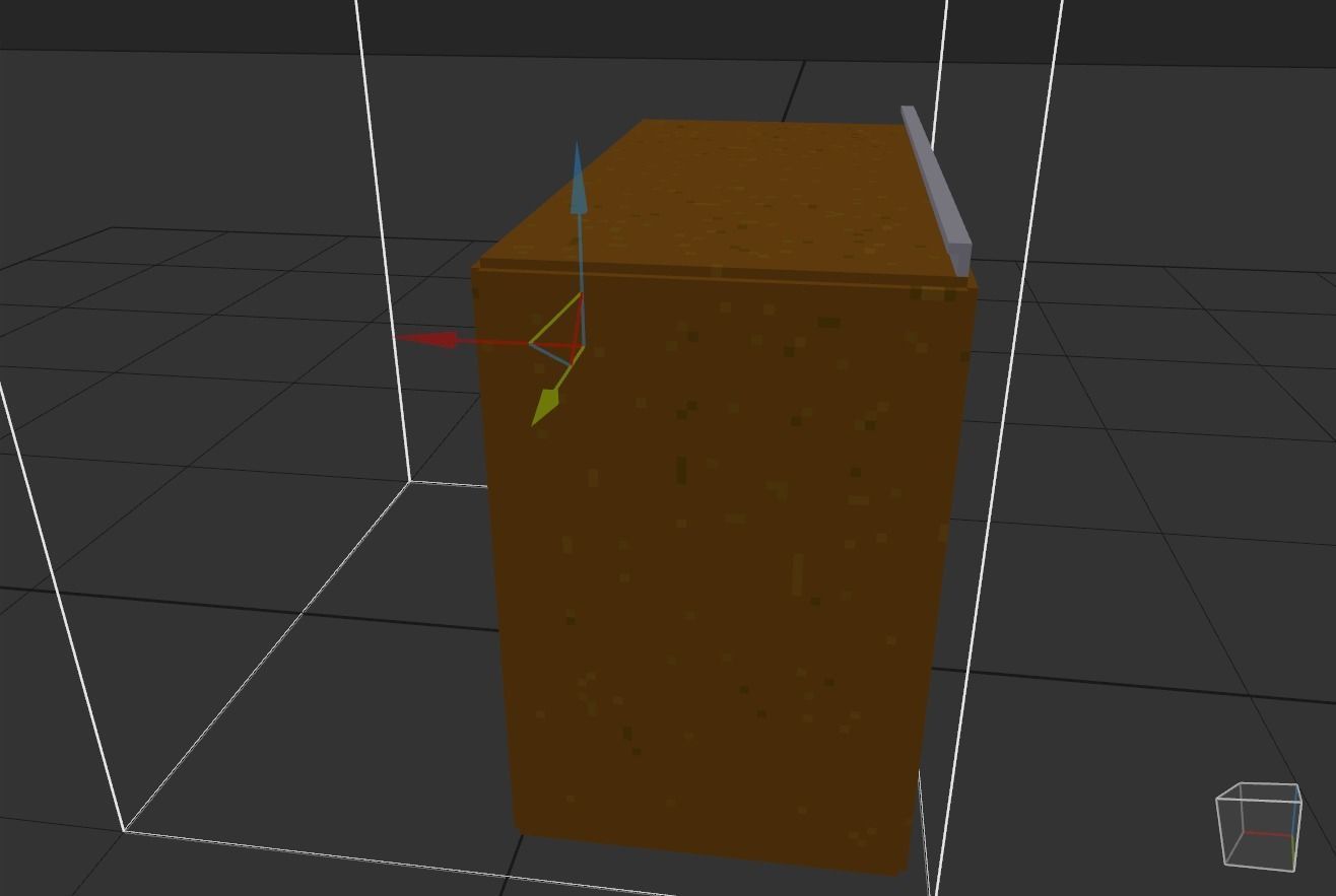 the cabinet is old Low-poly 3D model_12