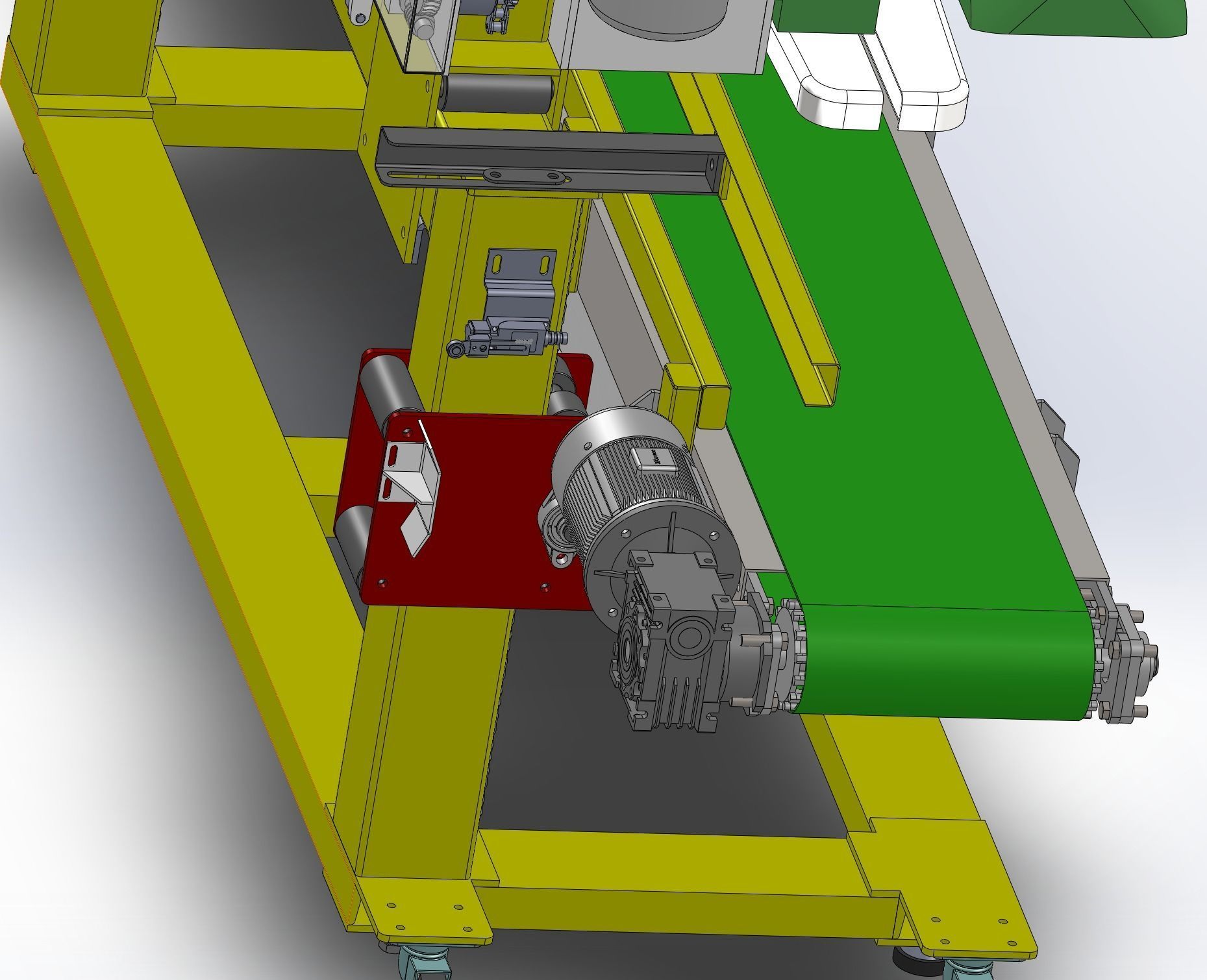 Automatic weighing and packing machine  3D model_6