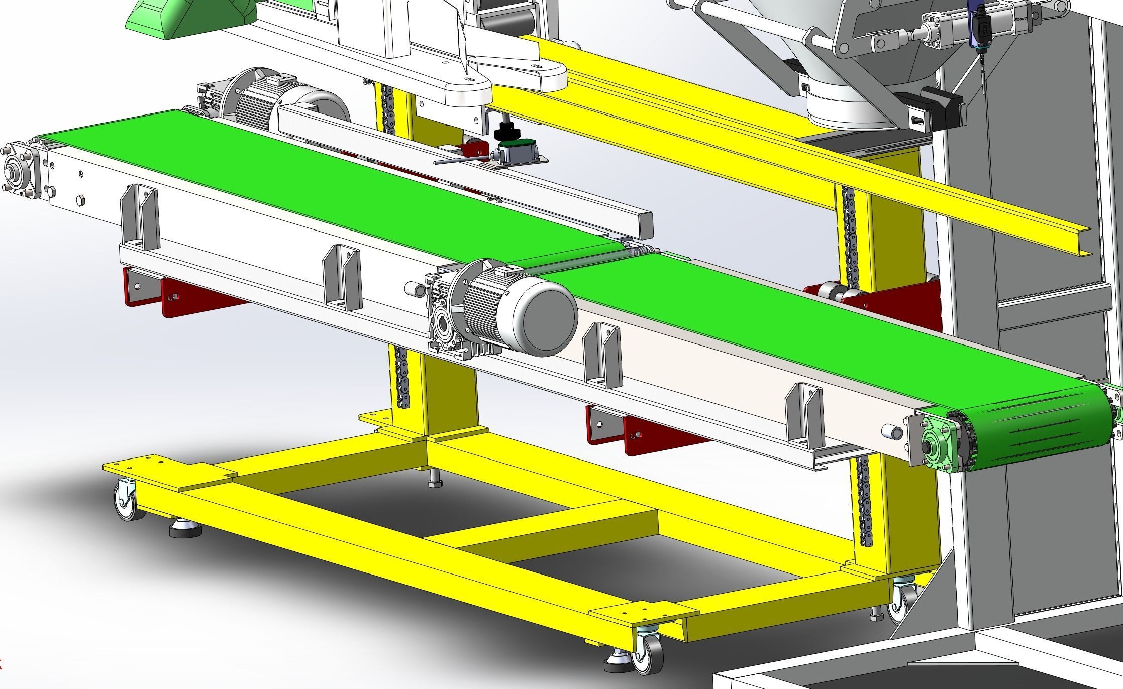 Automatic weighing and packing machine  3D model_16