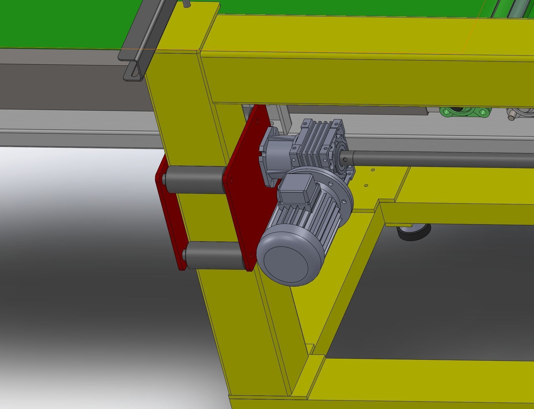 Automatic weighing and packing machine  3D model_15