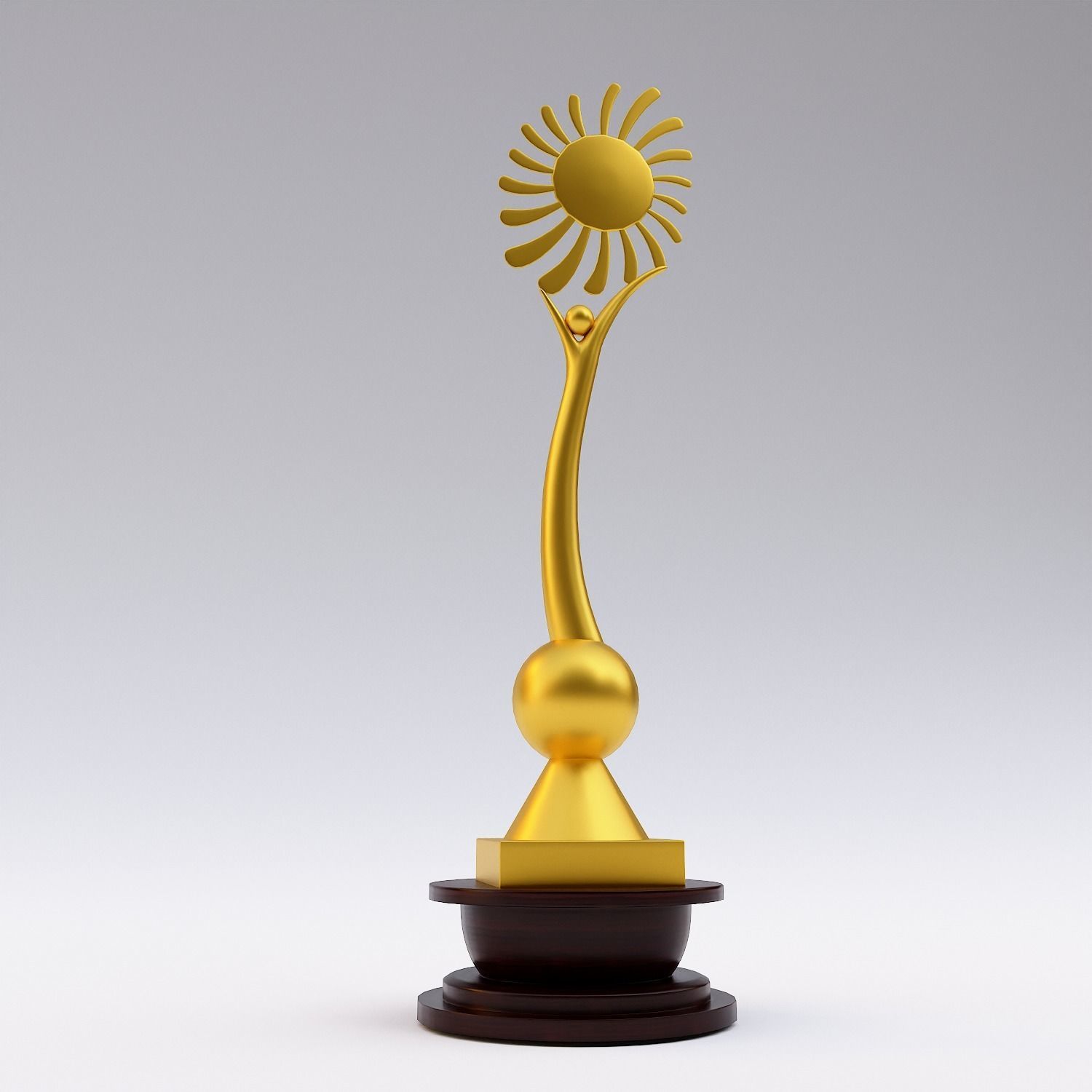 Trophy cup award 3dmodel Low-poly 3D model_3