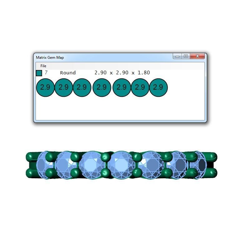 Ring348 gold diamond ring 3D print model_6