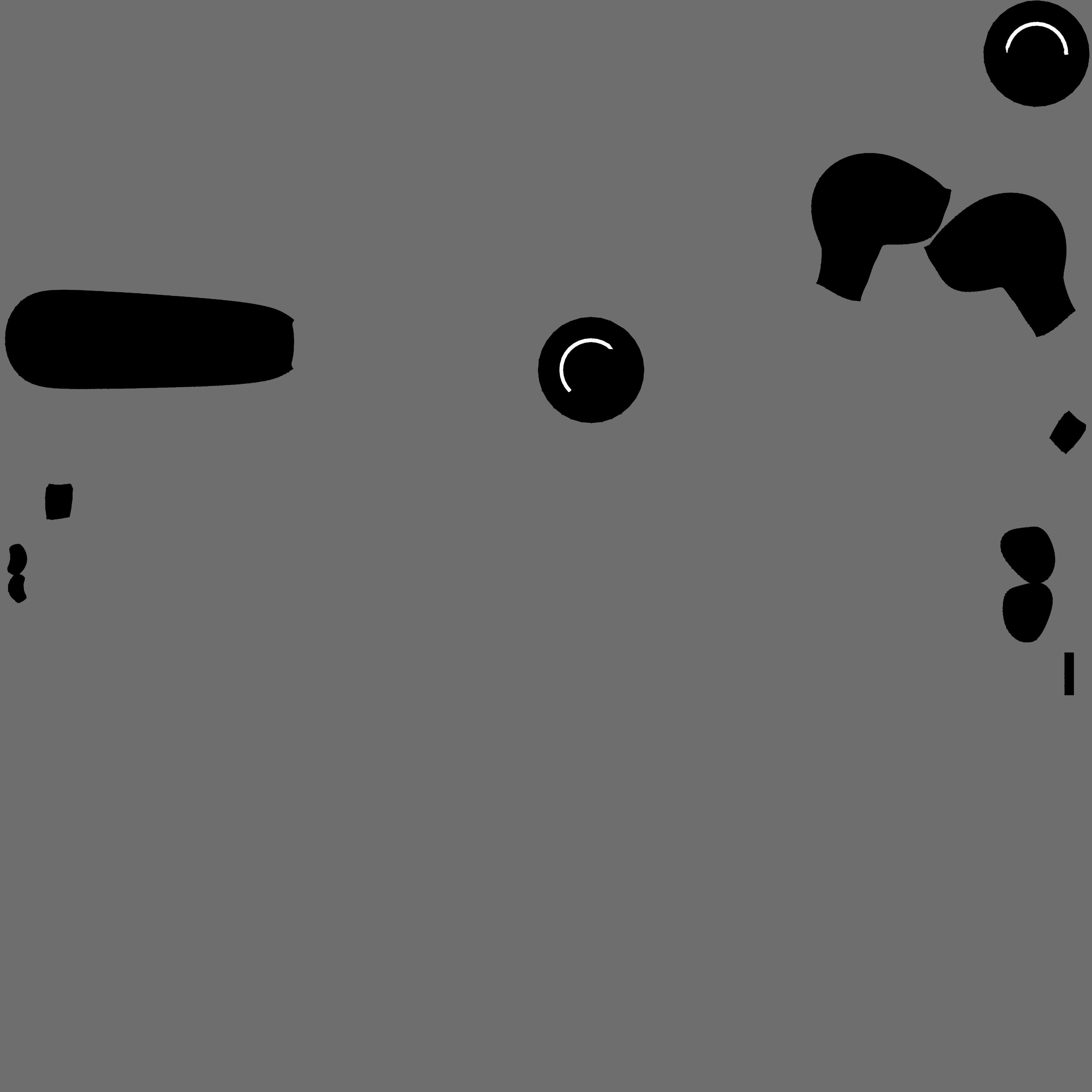 Cyber Security Robo Helmet Low-poly 3D model_10