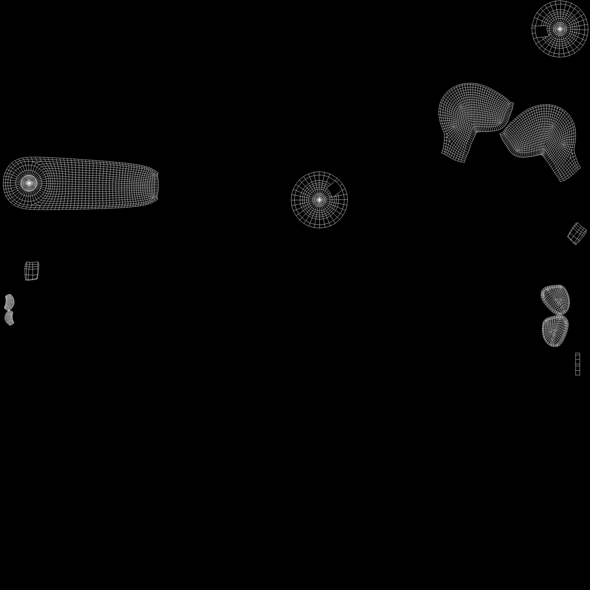 Cyber Security Robo Helmet Low-poly 3D model_14