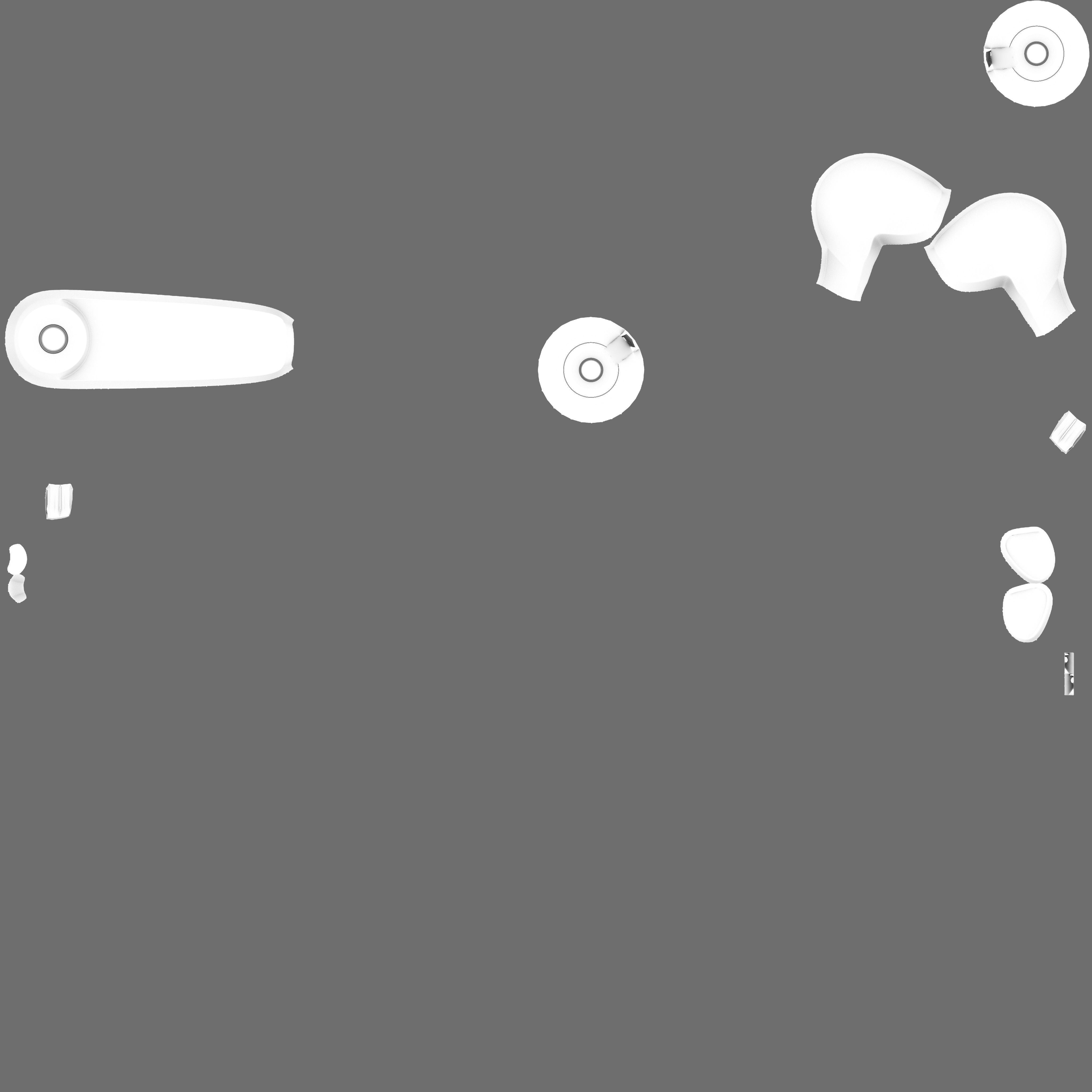 Cyber Security Robo Helmet Low-poly 3D model_13