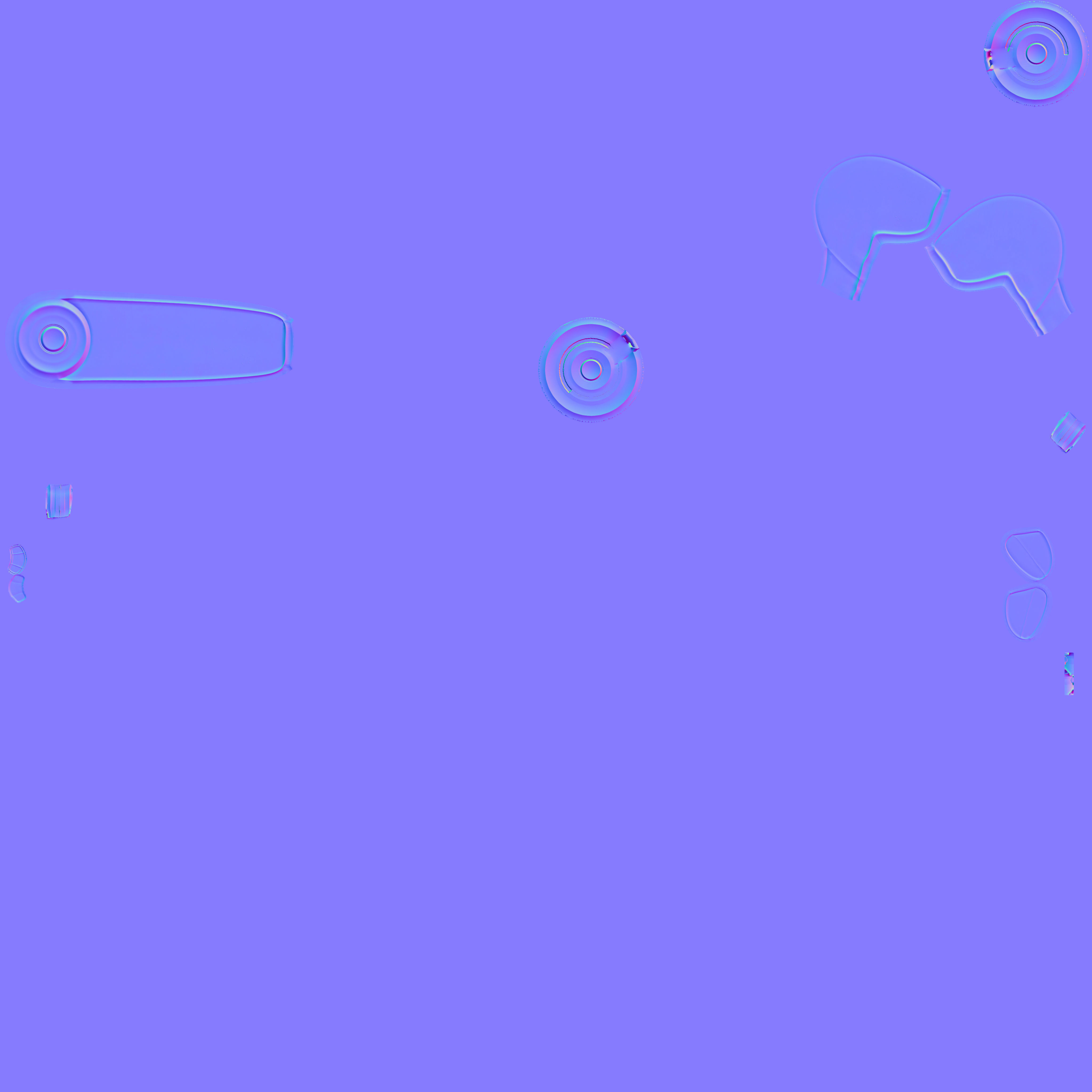 Cyber Security Robo Helmet Low-poly 3D model_11