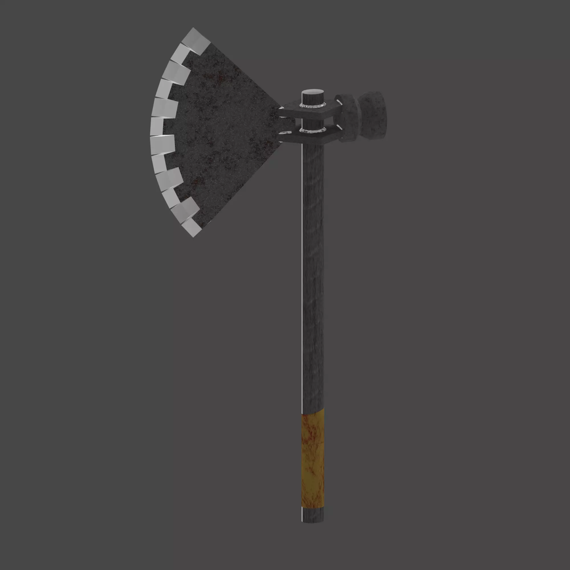 Apocalypse Axe low-poly Free low-poly 3D model