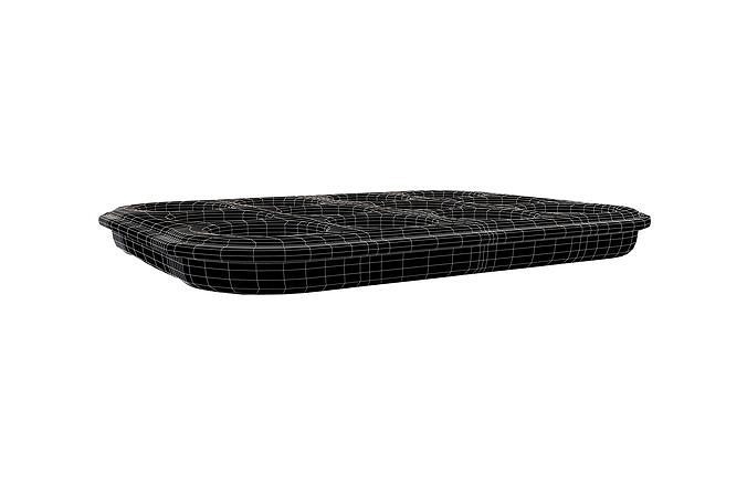 Baking Pans v1 002 Low-poly 3D model 5