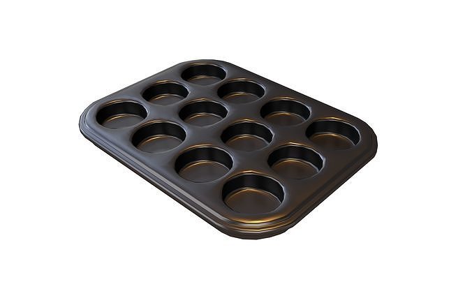 Baking Pans v1 002 Low-poly 3D model 3