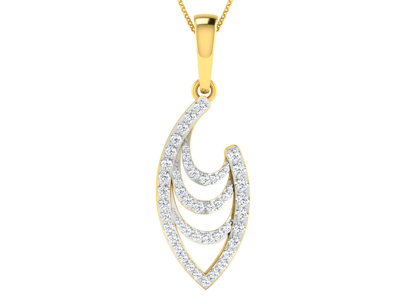 3d printable model of earrings and pendent 3D print model_2