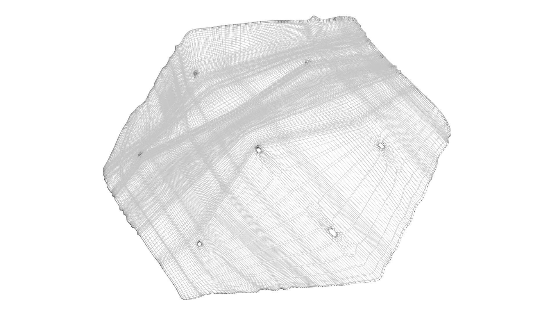 Hexagon Cracker 3D model_15