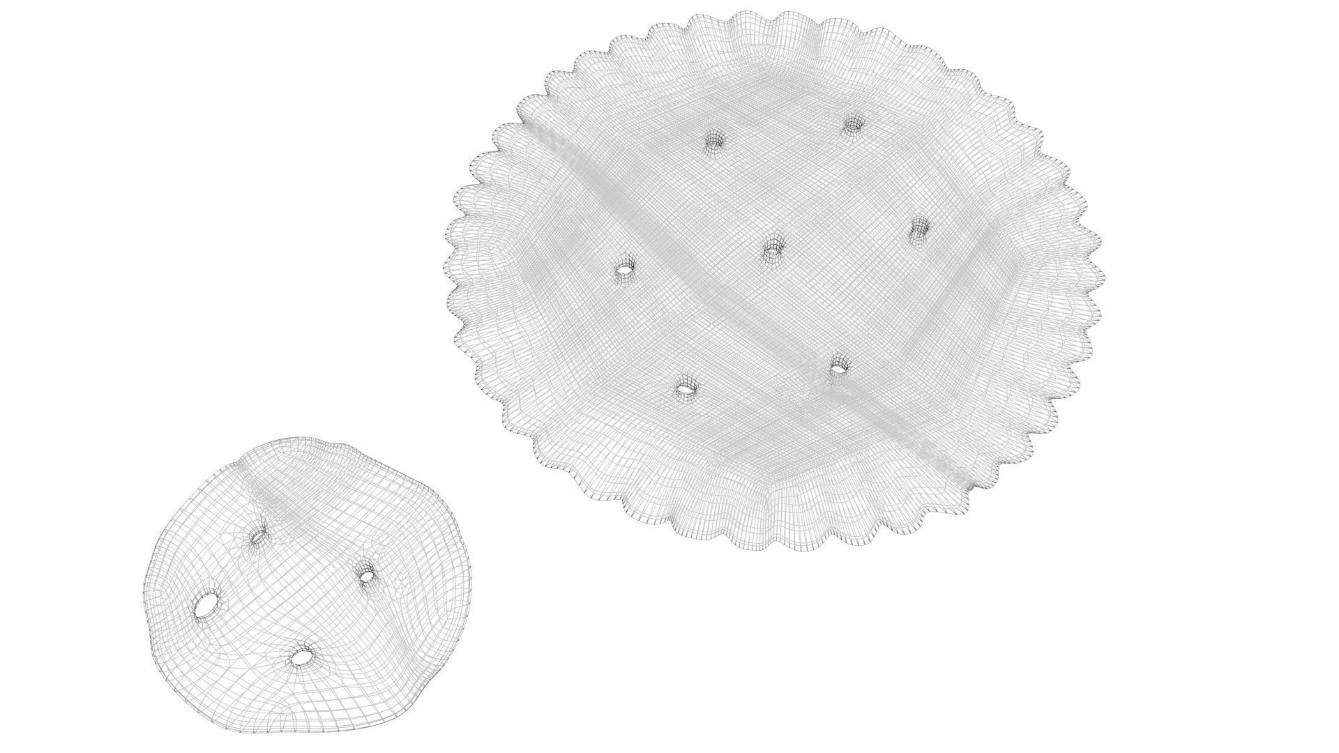 Circle Crackers 3D model_15