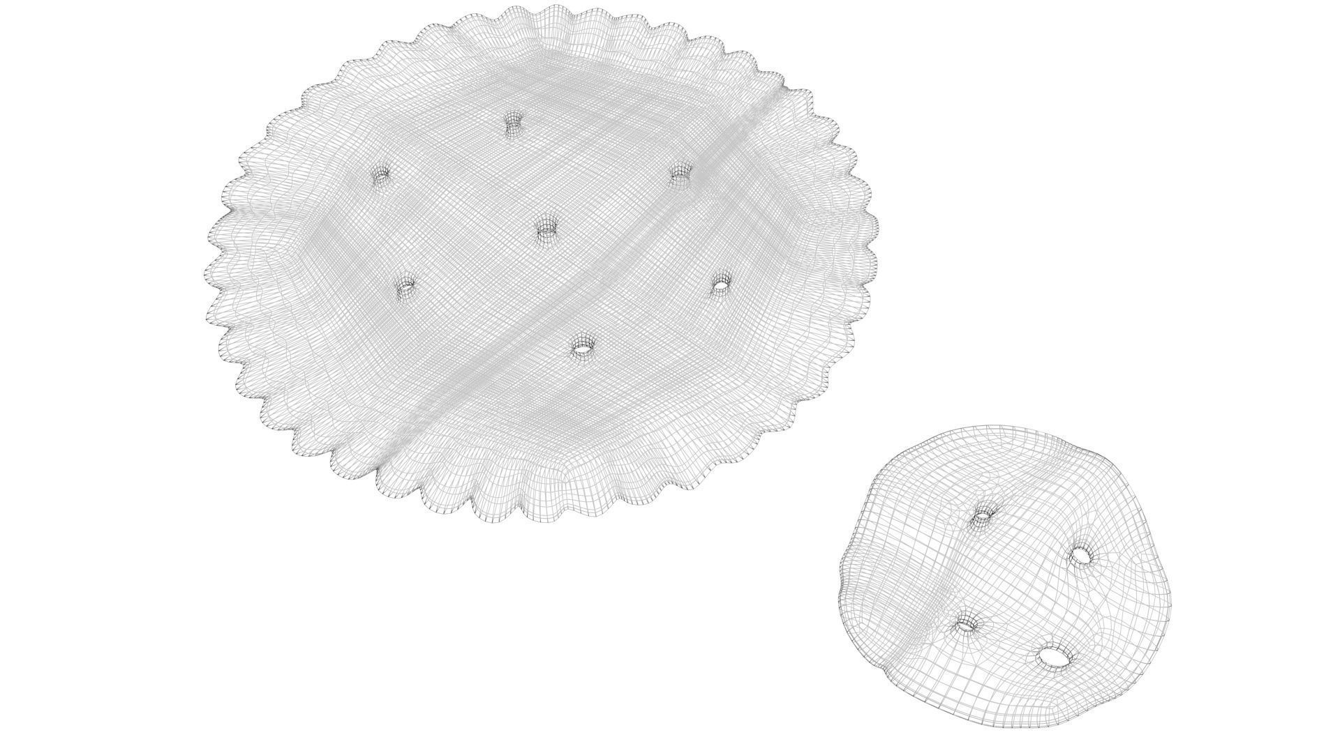 Circle Crackers 3D model_14