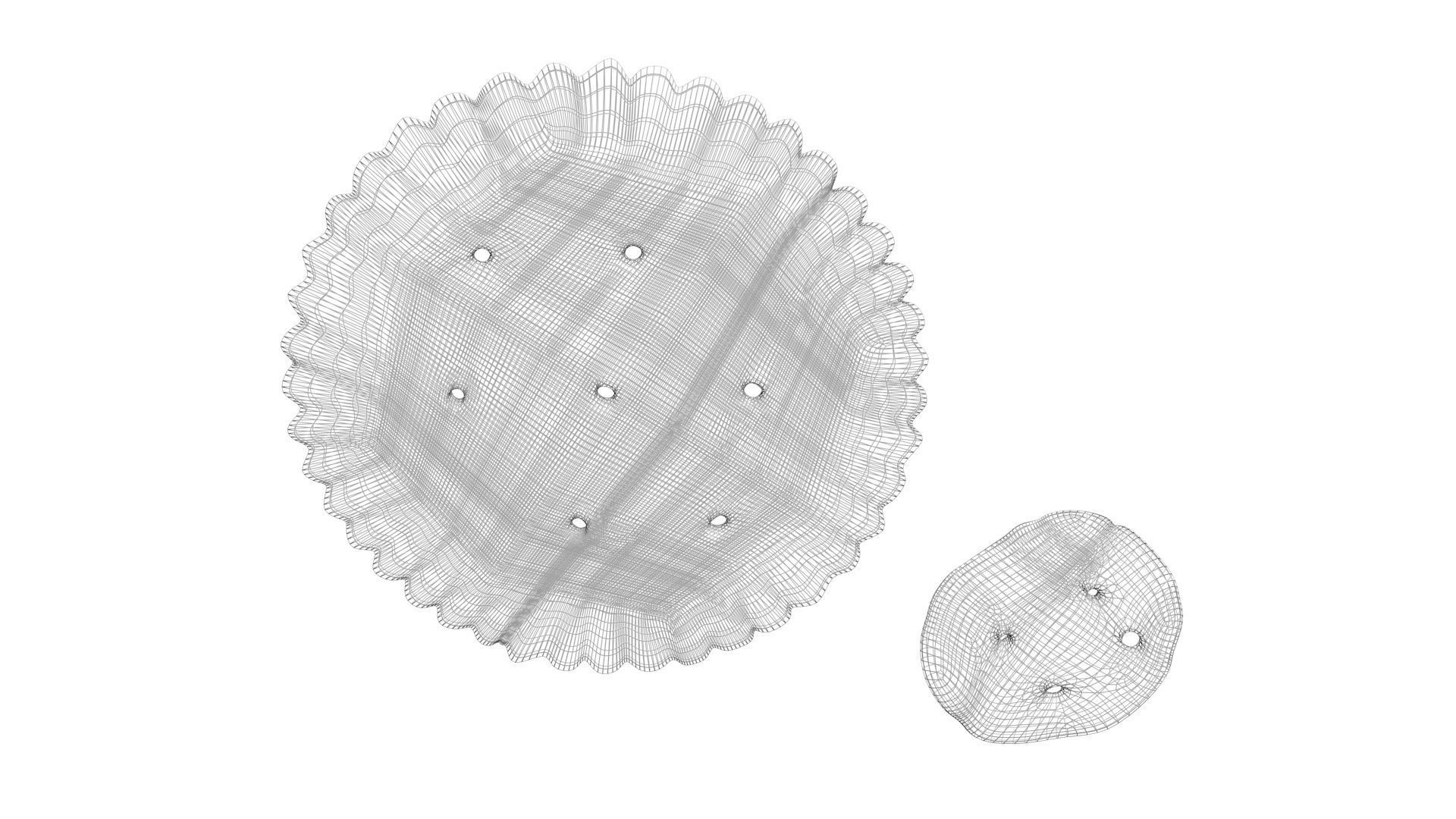 Circle Crackers 3D model_17