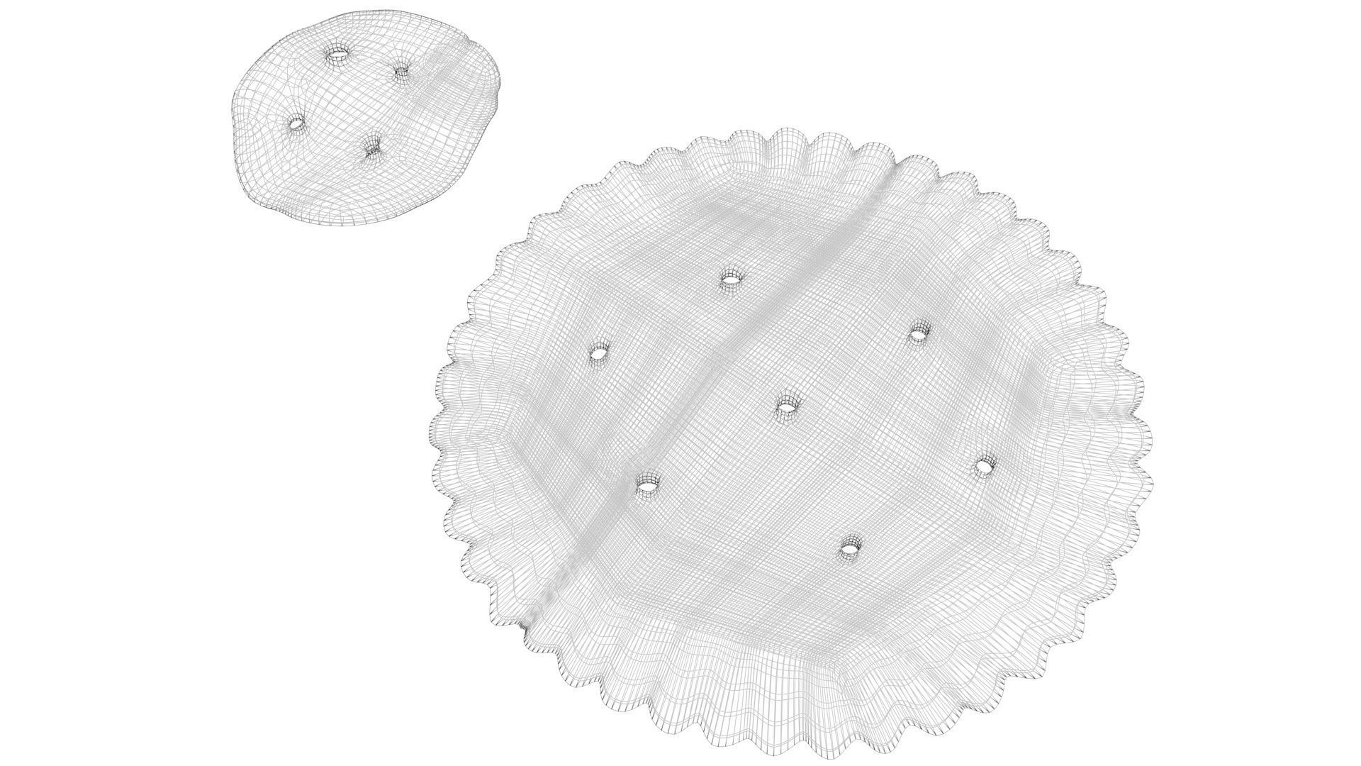 Circle Crackers 3D model_16