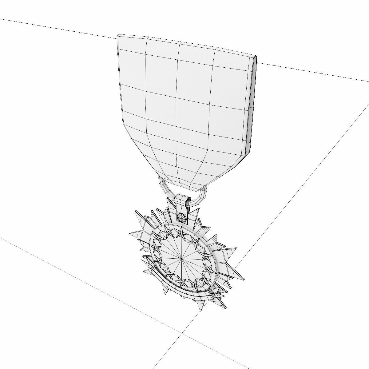 Medal award 3dmodel   3D model_4