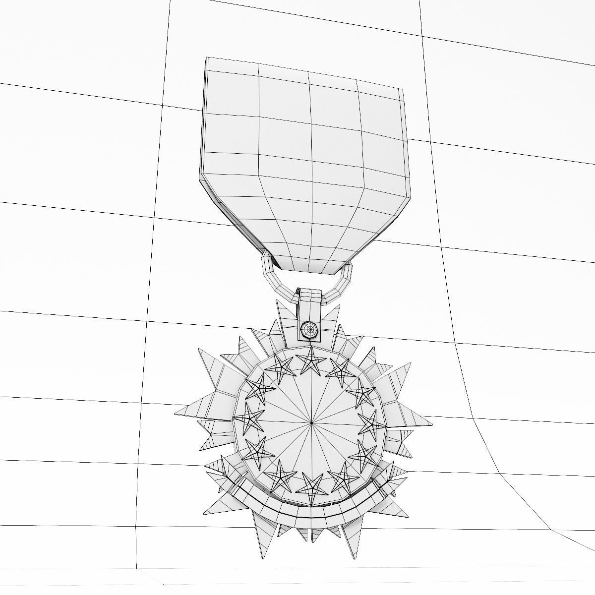 Medal award 3dmodel   3D model_5