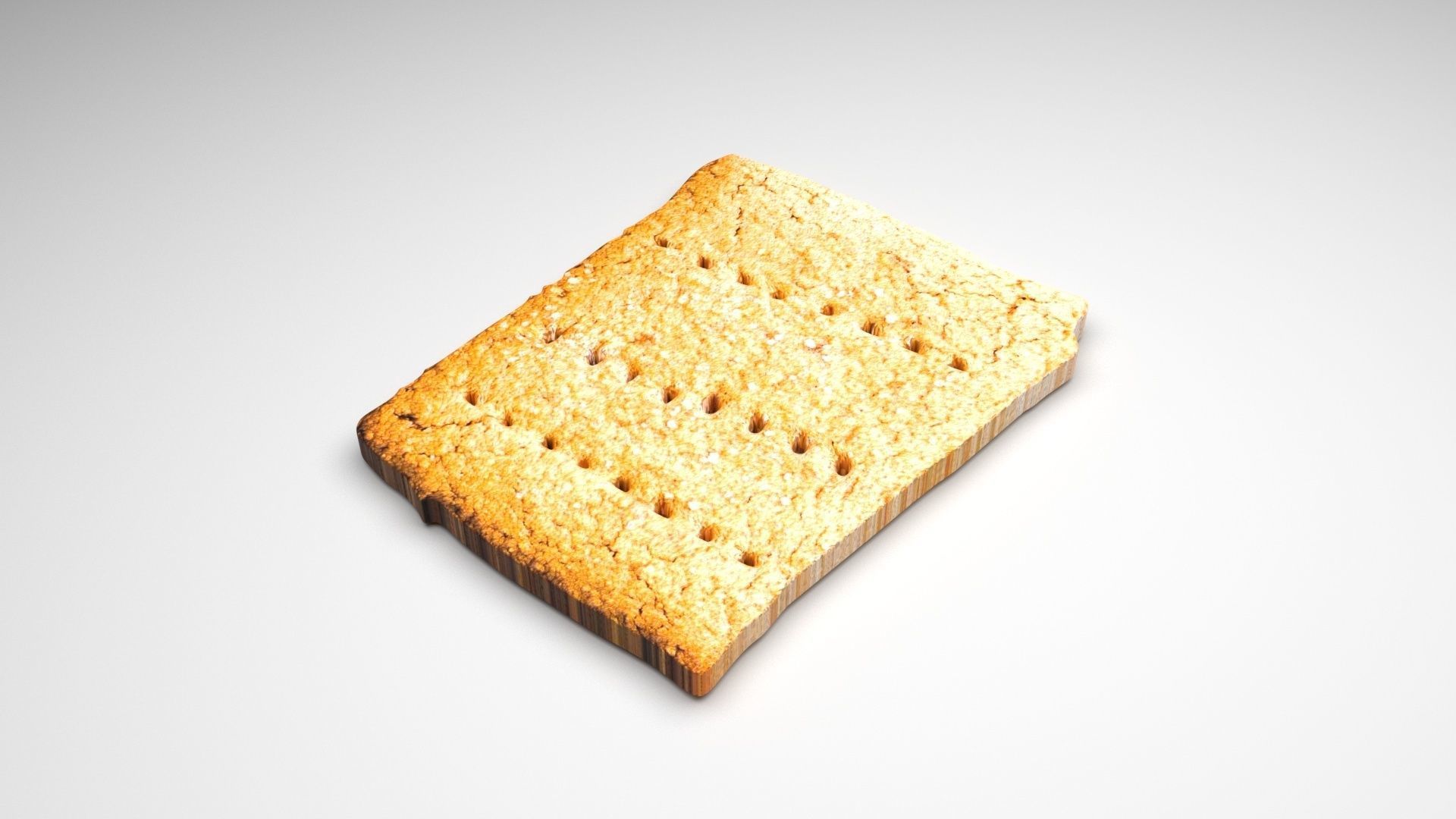 Gluten Free Graham Crackers 3D model_4