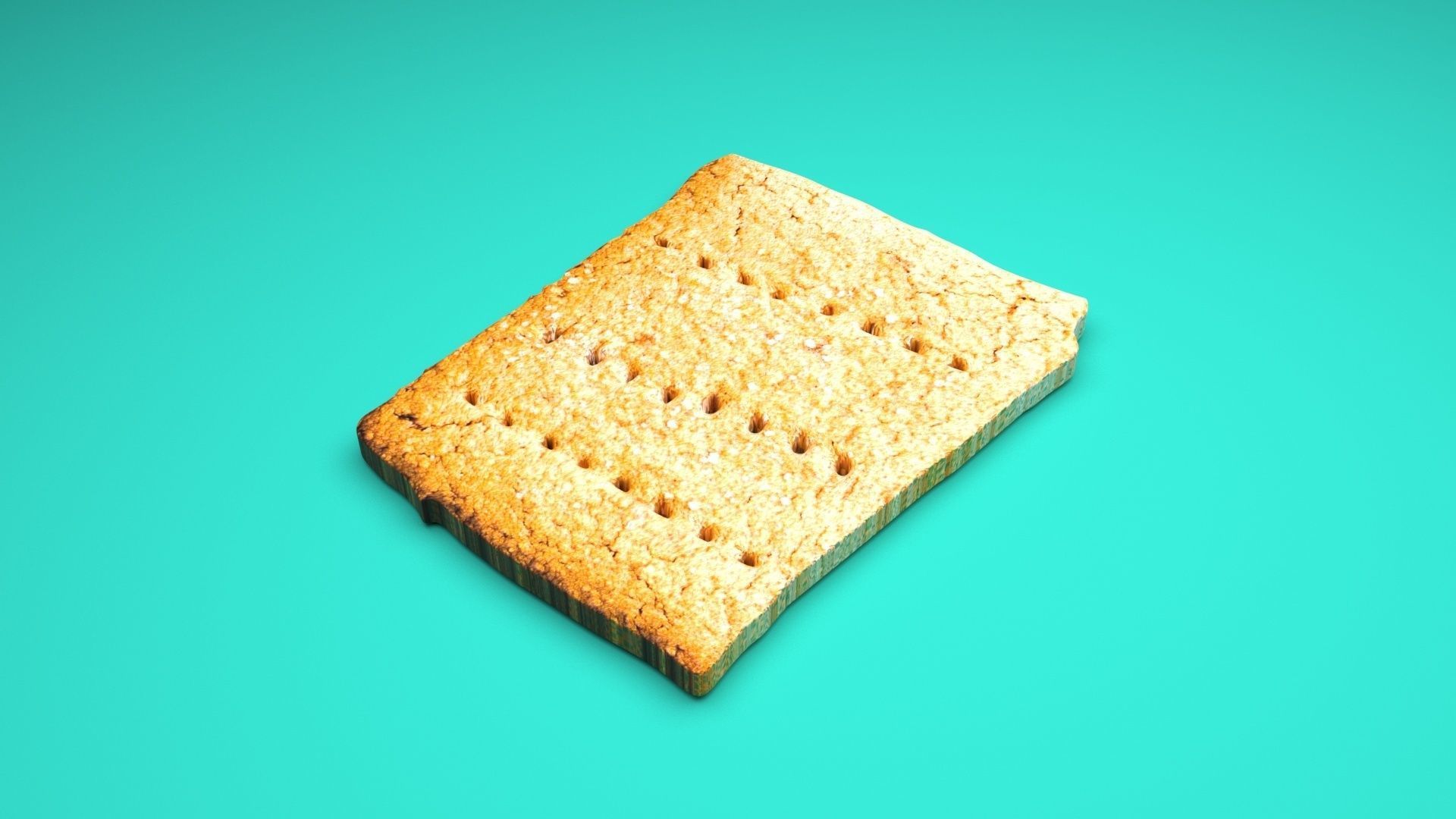 Gluten Free Graham Crackers 3D model_5