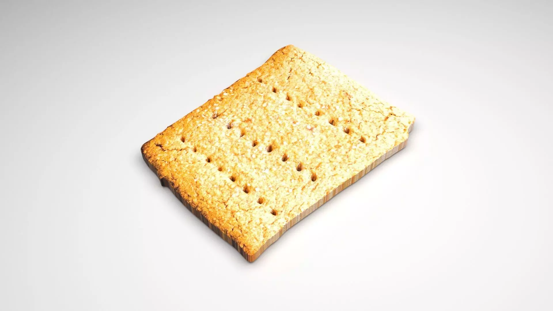 Gluten Free Graham Crackers 3D model_0