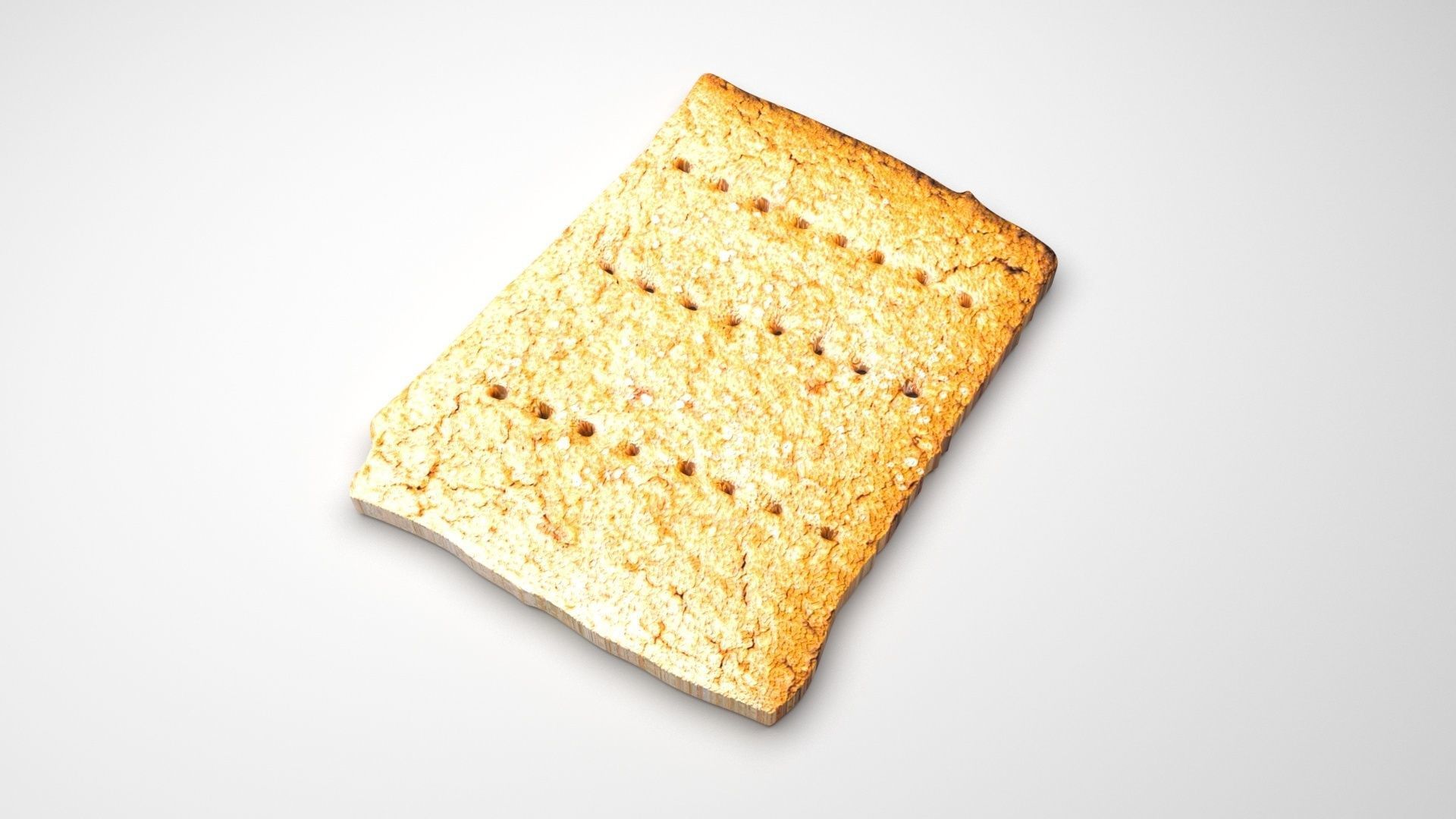 Gluten Free Graham Crackers 3D model_2