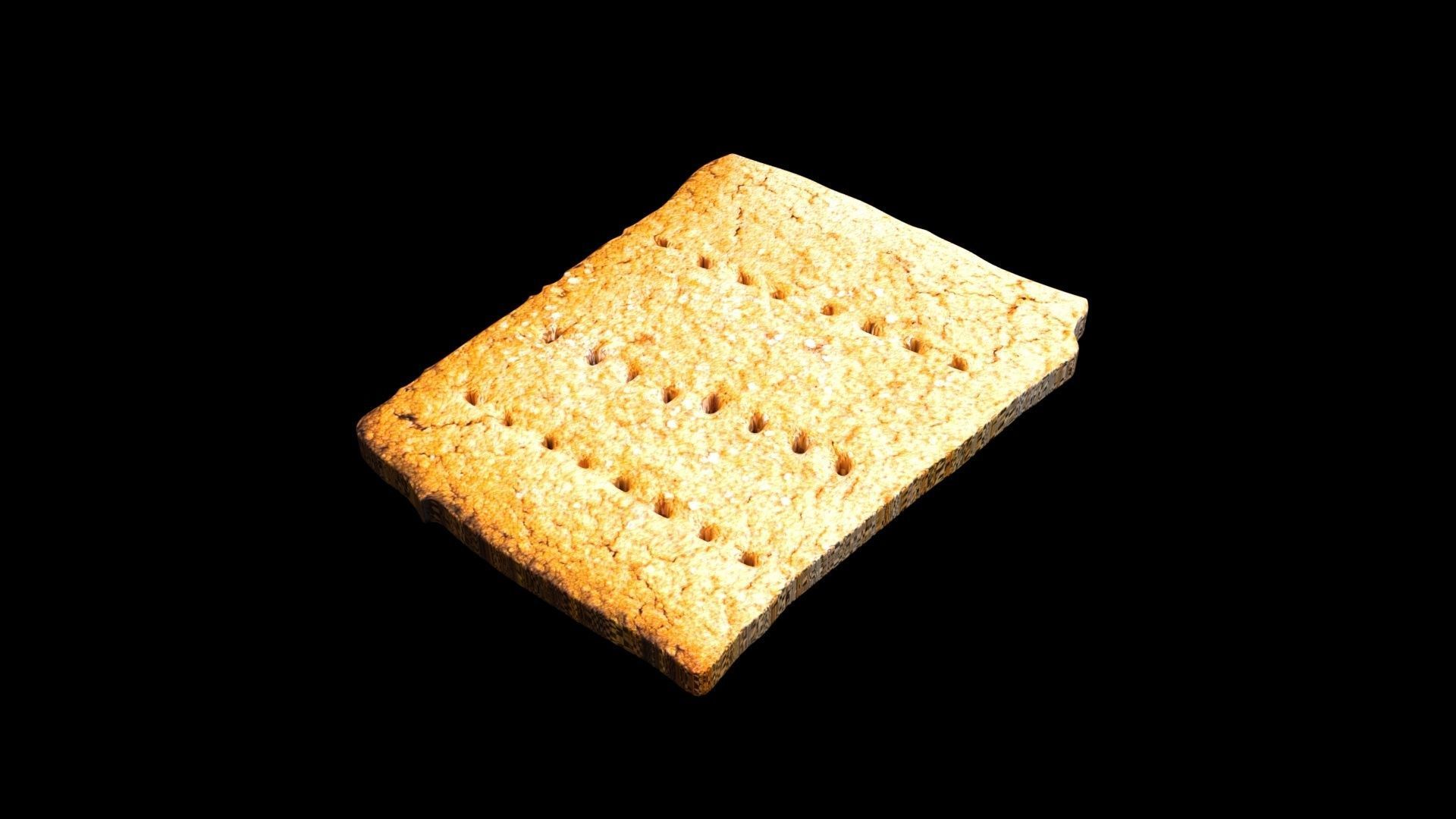 Gluten Free Graham Crackers 3D model_6