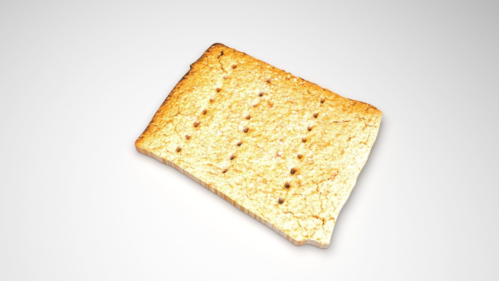 Gluten Free Graham Crackers 3D model_1