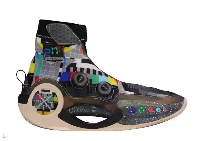 Cyberpunk fashion sneaker 13 Urban Techwear scifi future 3D model Cyberpunk fashion sneaker 13 Urban Techwear scifi future 3D model