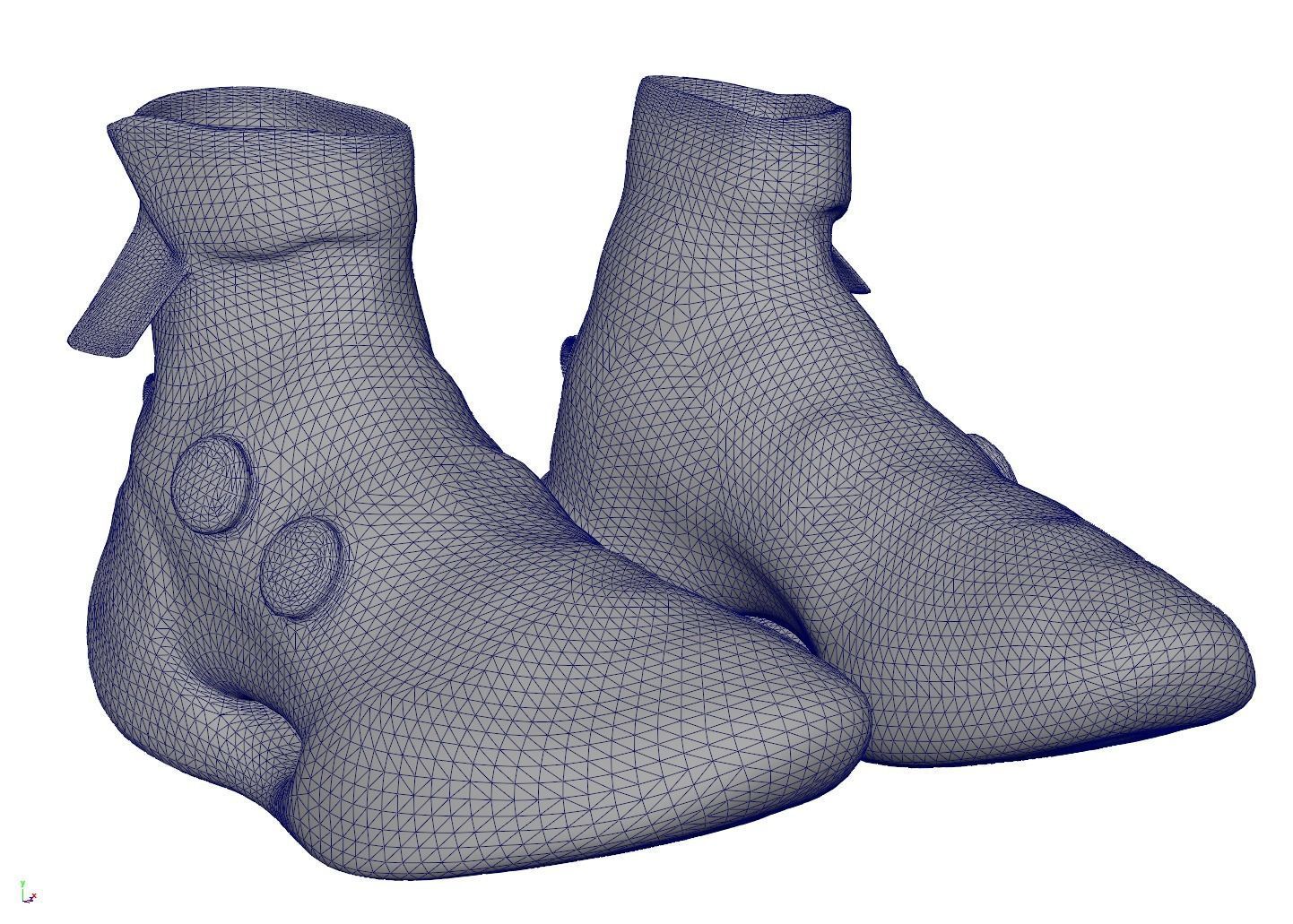 Cyberpunk fashion sneaker 13 Urban Techwear scifi future 3D model_8