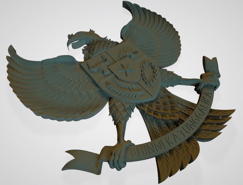 Garuda Indonesia 3D print model_1