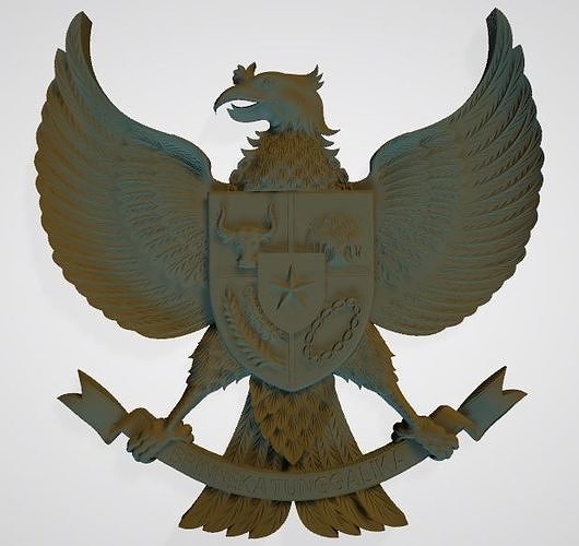 Garuda Indonesia 3D print model