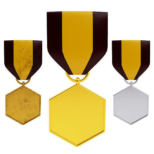 Army medal award 3dmodel   Low-poly 3D model